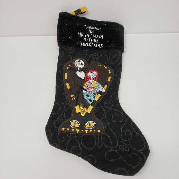 Gemmy 17" The Nightmare Before Christmas Holiday Stocking - Picture 1 of 6